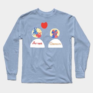 Aries Loves Gemini Long Sleeve T-Shirt